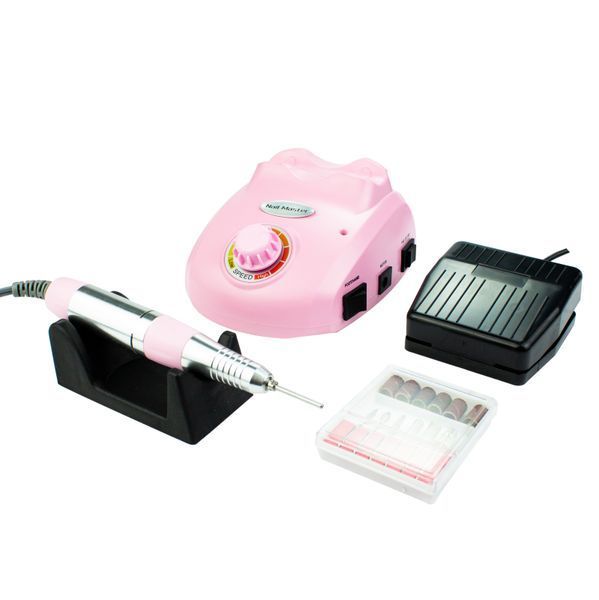 Фрезер для манікюра з насадками Drill Master ZS 603 45000об/хв фрейзер машина для нігтів для знімання гель лаку xh1100034 фото